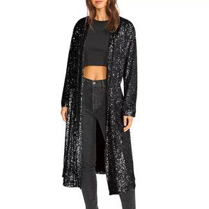 Steve Madden/BB Dakota Show Stopper Sequin Duster NWT (Taylor Swift Eras Vibes)